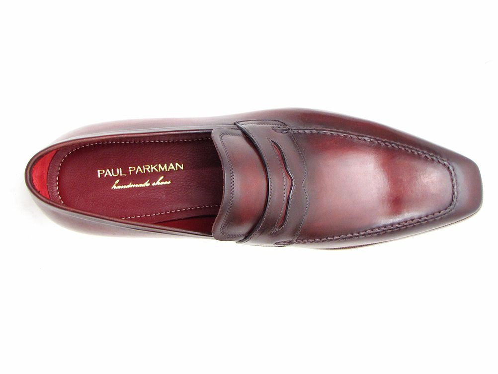 Paul Parkman Men's Penny Loafer Bordeaux Calfskin - Dudes Boutique