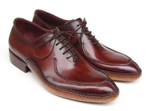 Paul Parkman Burgundy Side Handsewn Split-Toe Oxfords - Dudes Boutique