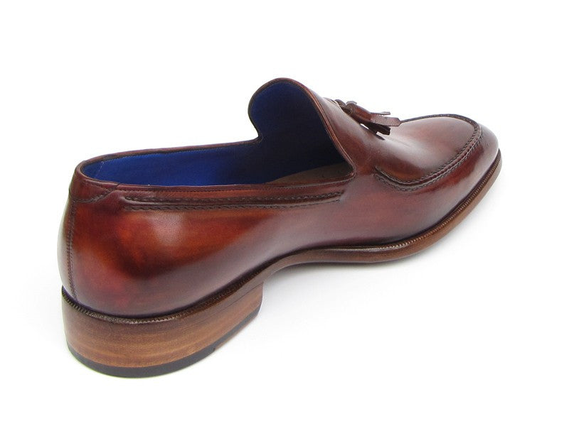 Paul Parkman Brown Leather Upper And Leather Sole Tassel Loafer - Dudes Boutique