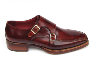 Paul Parkman Men's Double Monkstrap Goodyear Welted Shoes - Dudes Boutique