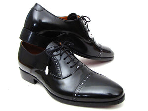 Paul Parkman Men's Captoe Oxfords Black Dress Shoes - Dudes Boutique