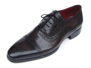 Paul Parkman Captoe Bronze & Black Oxfords - Dudes Boutique