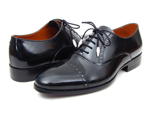 Paul Parkman Men's Captoe Oxfords Black Dress Shoes - Dudes Boutique