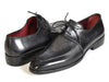 Paul Parkman Gray/Black Apron Derby Shoes - Dudes Boutique