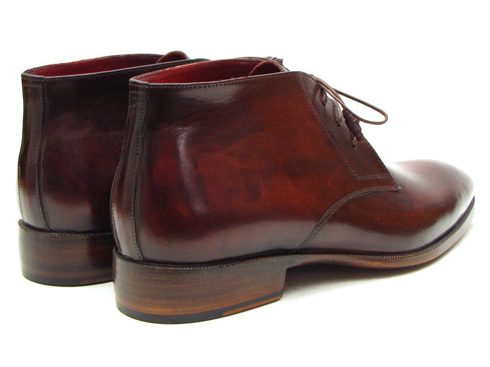 Paul Parkman Brown & Bordeaux Chukka Boots - Dudes Boutique