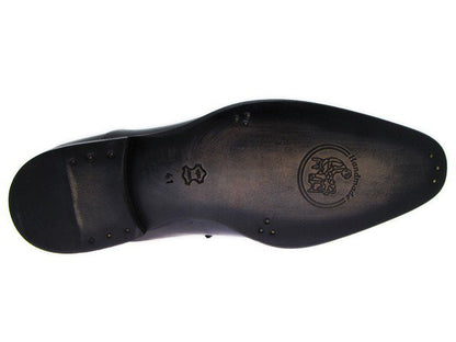 Paul Parkman Men's Black Oxford Leather Upper And Leather Sole - Dudes Boutique