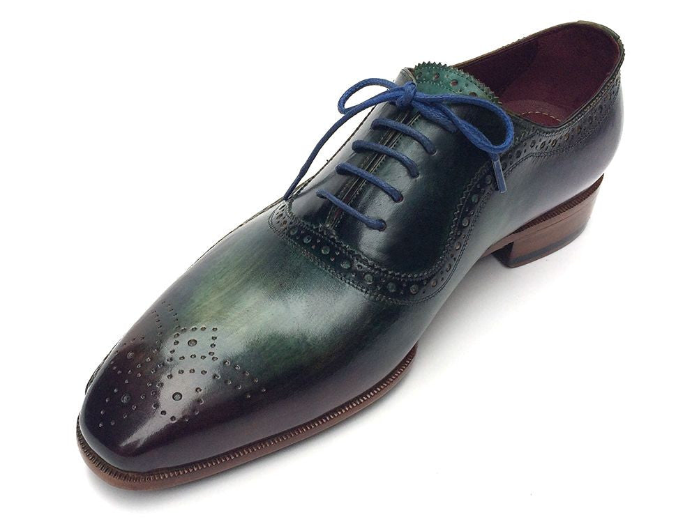 Paul Parkman Green & Purple Handmade Oxfords - Dudes Boutique