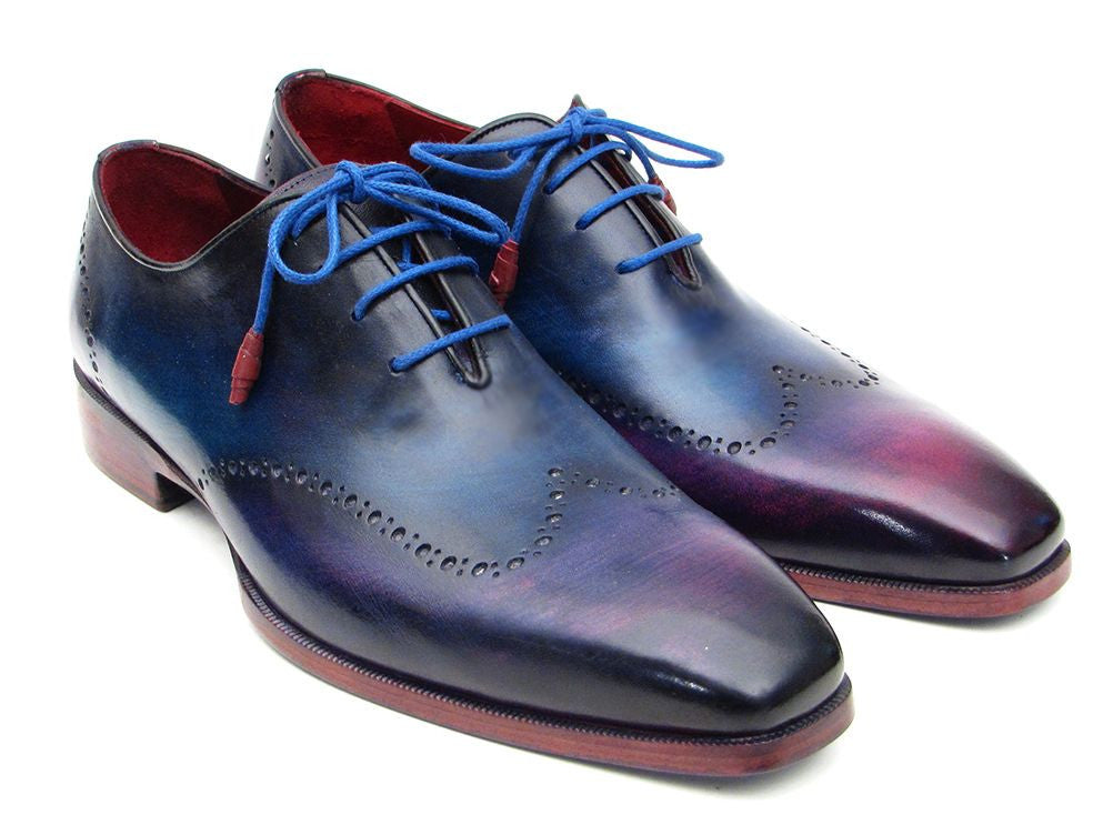 Paul Parkman Men's Blue & Purple Wingtip Oxfords - Dudes Boutique