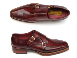 Paul Parkman Men's Double Monkstrap Goodyear Welted Shoes - Dudes Boutique