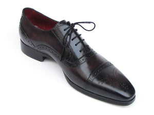 Paul Parkman Captoe Bronze & Black Oxfords - Dudes Boutique