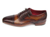 Paul Parkman Captoe Oxfords Brown Hand Pained Shoes - Dudes Boutique