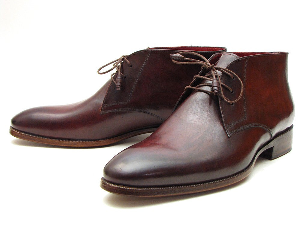 Paul Parkman Brown & Bordeaux Chukka Boots - Dudes Boutique