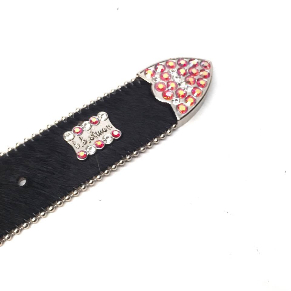 b.b. Simon 417-NI Strawberry Monster Crystal Belt - Dudes Boutique