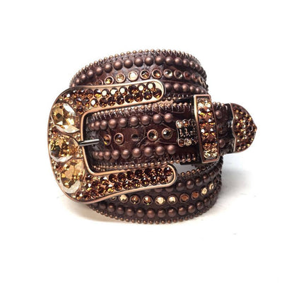 b.b. Simon 368-F34 Cleona Crystal Belt - Dudes Boutique