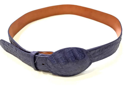 Los Altos Lavender Crocodile Full Skin Belt - Dudes Boutique