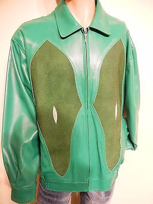 G-Gator Verde Stingray/Lambskin Jacket - Dudes Boutique