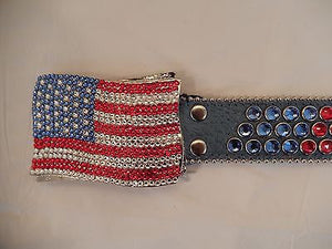 b.b. Simon 'America' Crystal Belt - Dudes Boutique