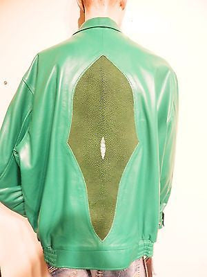 G-Gator Verde Stingray/Lambskin Jacket - Dudes Boutique