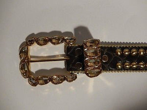 b.b. Simon 'Royal' Swarovski Crystal Studded Belt - Dudes Boutique