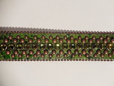 b.b. Simon "Forest Green" Crystal Belt - Dudes Boutique