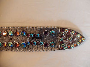 b.b. Simon 'Python Rainbow' Crystal Belt - Dudes Boutique