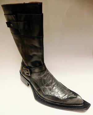 Mauri Alligator & Dover Knee Boots 44240 - Dudes Boutique