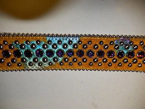 b.b. Simon 'Sunshine' Crystal & Pony Hair Belt - Dudes Boutique