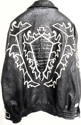 Safari Crocodile/Lambskin Bomber Jacket - Dudes Boutique