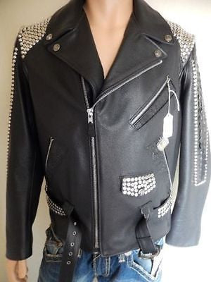 G-Gator Original Studded Crocodile Biker Jacket - Dudes Boutique