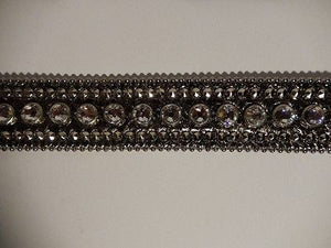 b.b. Simon 'Pure Silver' Crystal Belt - Dudes Boutique