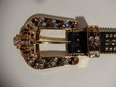 b.b. Simon "Crown" Crystal Belt - Dudes Boutique