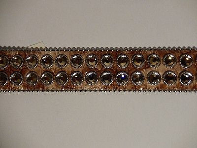 b.b. Simon 'Caramel' Crystal Belt - Dudes Boutique