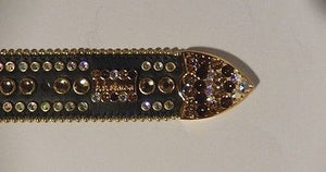 b.b. Simon "Crown" Crystal Belt - Dudes Boutique