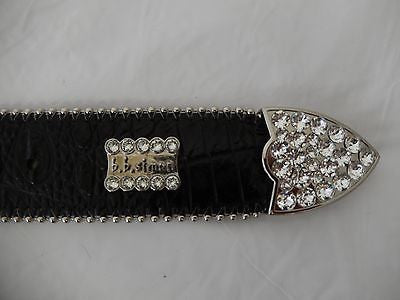 b.b. Simon 'Monster' Crystal & Pony Hair Belt - Dudes Boutique