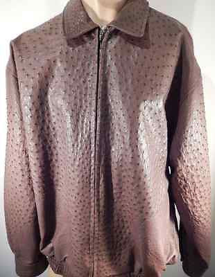 Safari Chocolate All-Over Ostrich Quill Skin Jacket - Dudes Boutique