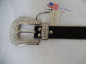 b.b. Simon 'Monster' Crystal & Pony Hair Belt - Dudes Boutique