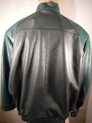 G-Gator Green Python/Lambskin Jacket - Dudes Boutique