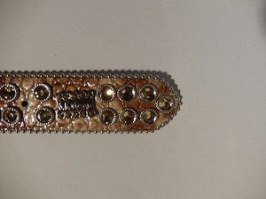 b.b. Simon 'Caramel' Crystal Belt - Dudes Boutique