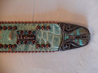 b.b. Simon 'Island' Crystal Belt - Dudes Boutique