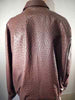 Safari Chocolate All-Over Ostrich Quill Skin Jacket - Dudes Boutique