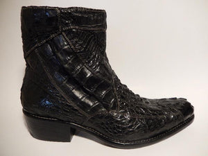 Calzoleria Toscana All-Over Horn-back Crocodile Ankle Boots - Dudes Boutique