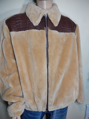 Kashani Chocolate Buttercup Crocodile & Sheared Mouton Fur Coat - Dudes Boutique