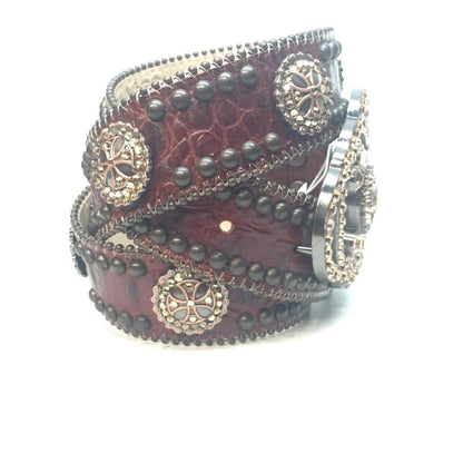 b.b. Simon "Bronze Dominatrix" Crystal Belt - Dudes Boutique