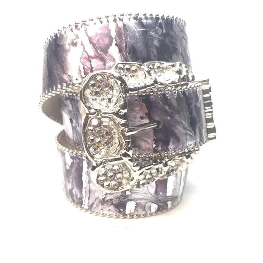 b.b. Simon "Honey Comb" Crystal Belt - Dudes Boutique