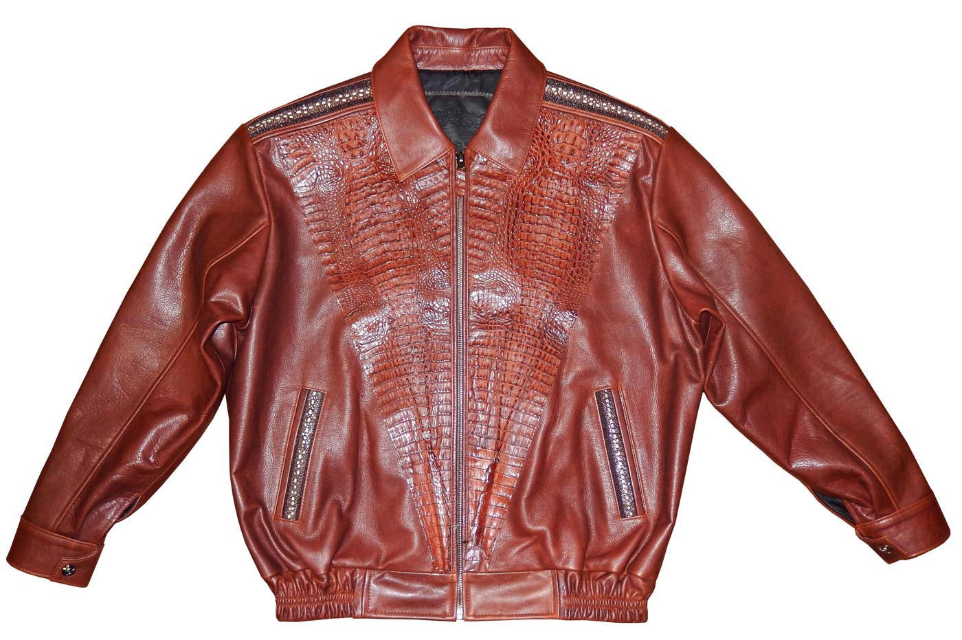 G-Gator - 2088 Lambskin/Crocodile/Stingray Jacket - Dudes Boutique