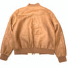Daniels Leather Men's Cognac Bomber Shearling Jacket - Dudes Boutique