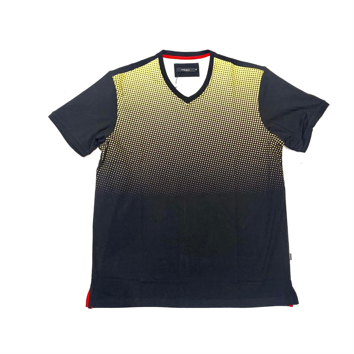 Barabas Men's Black Gold Polka Dot Short Sleeve T-Shirt - Dudes Boutique