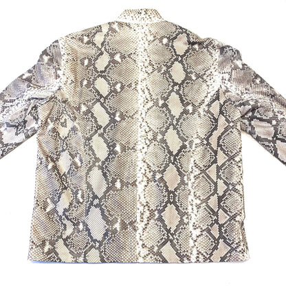 Safari Men's Soft Natural All-Over Python Jacket - Dudes Boutique