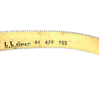 b.b. Simon 'Dune Croc' Swarovski Crystal Belt - Dudes Boutique