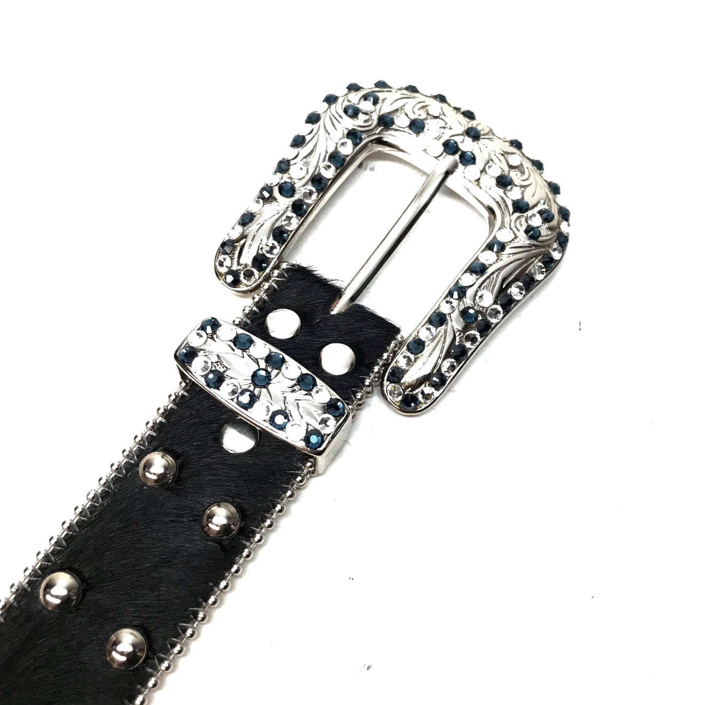 b.b. Simon 'Double Pony' Crystal Belt - Dudes Boutique